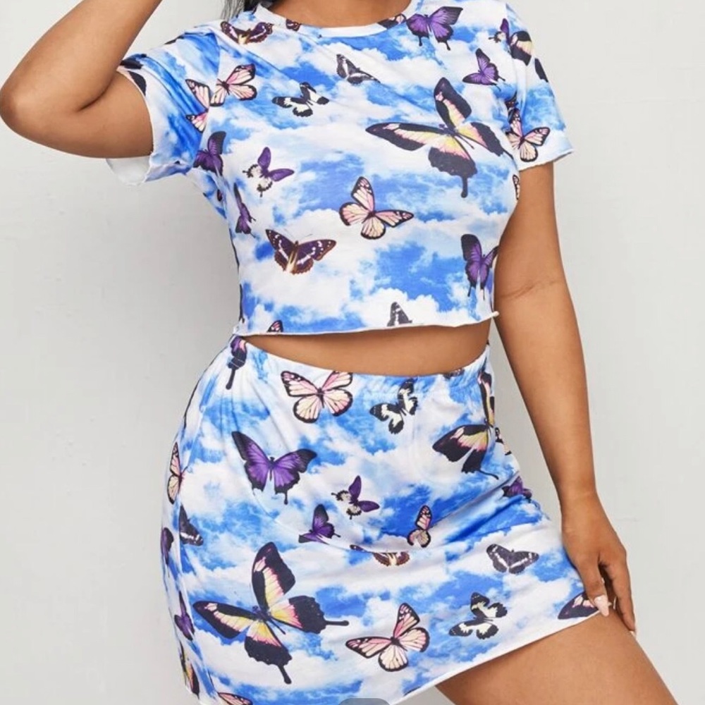 Butterfly 2 piece set. - Picture 2 of 3